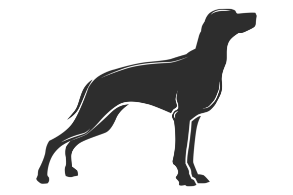 Black Dog Silhouette. Standing Hound Ico: An Embroidery Designer’s Review