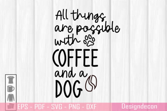 Coffee and Dog Lovers Lettering Cut File Review