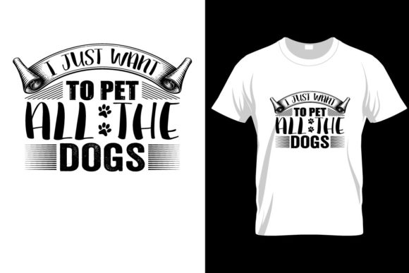 Dog Typography T Shirt Design for SVG Review
