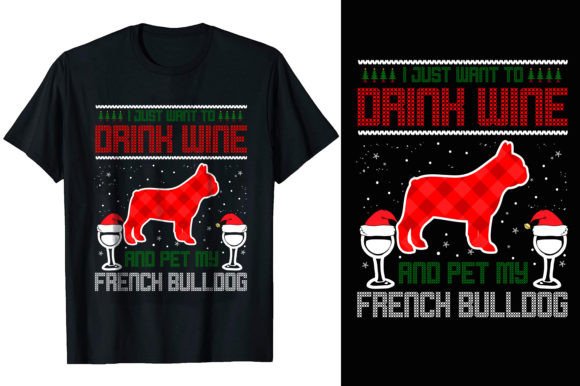 Ugly Christmas Bull Dog T-Shirt Design Review