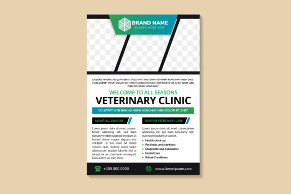 Veterinary Clinic Vertical Flyer: A Designer's Embroidery Review