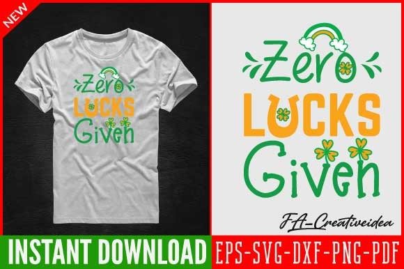 Zero Lucks Given Svg T-shirt Design: Hands-On Review